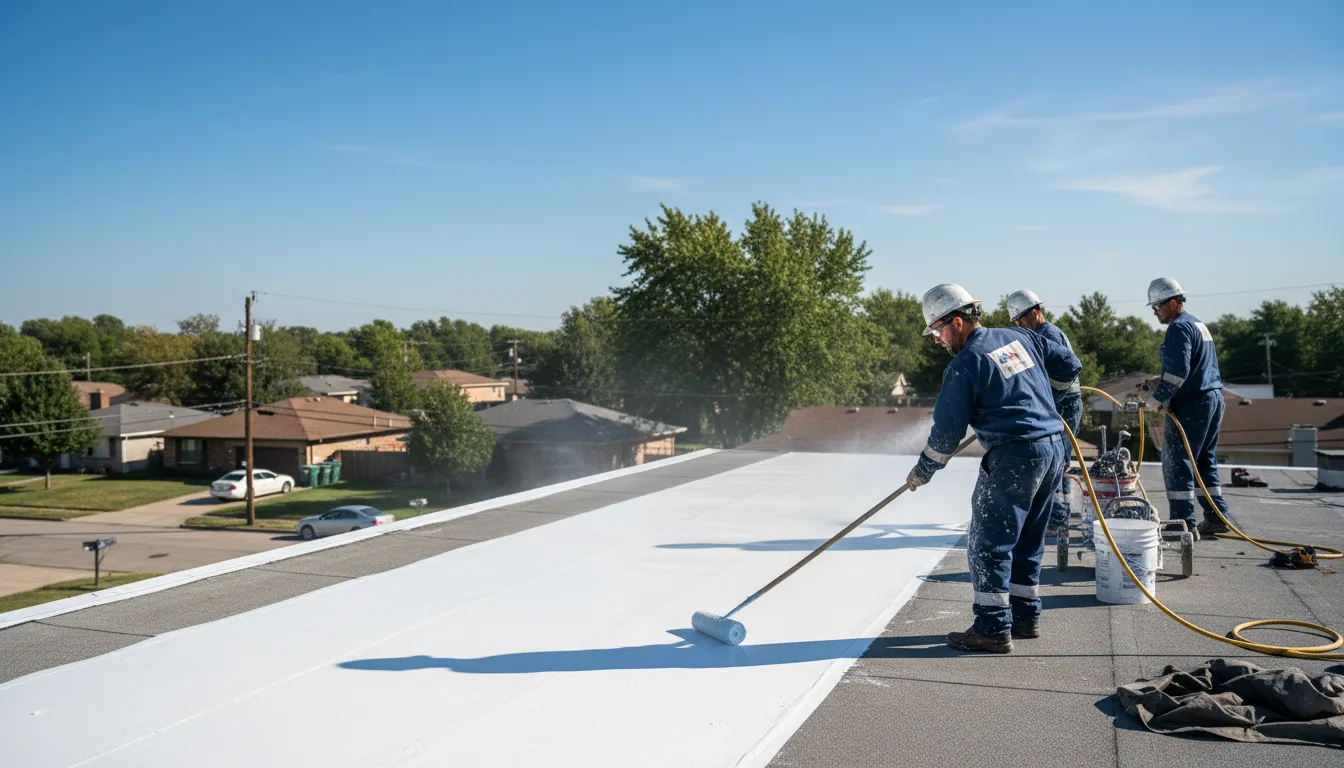 Commercial roof coating in Raymond, IA near me